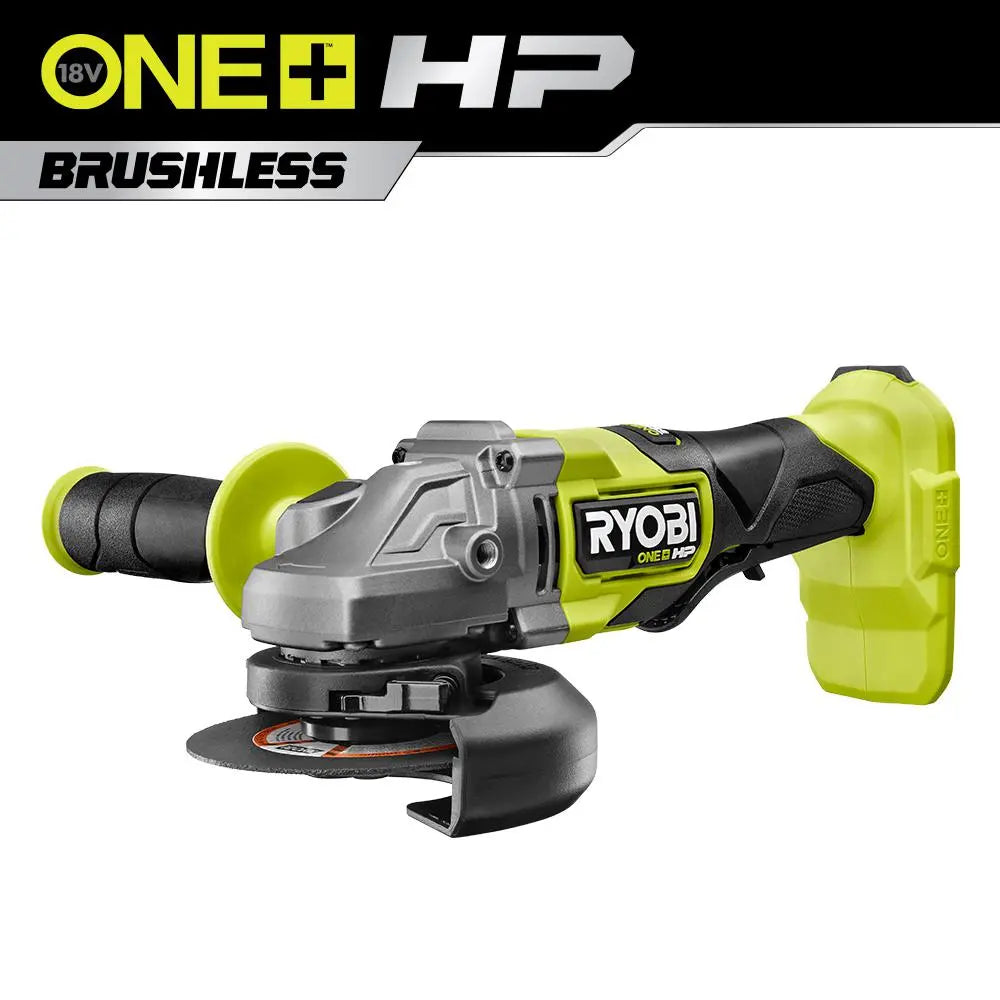 Open Box -  RYOBI ONE+ HP 18V Brushless Cordless 4-1/2 in. Angle Grinder (Tool Only) RYOBIBullseye Deals