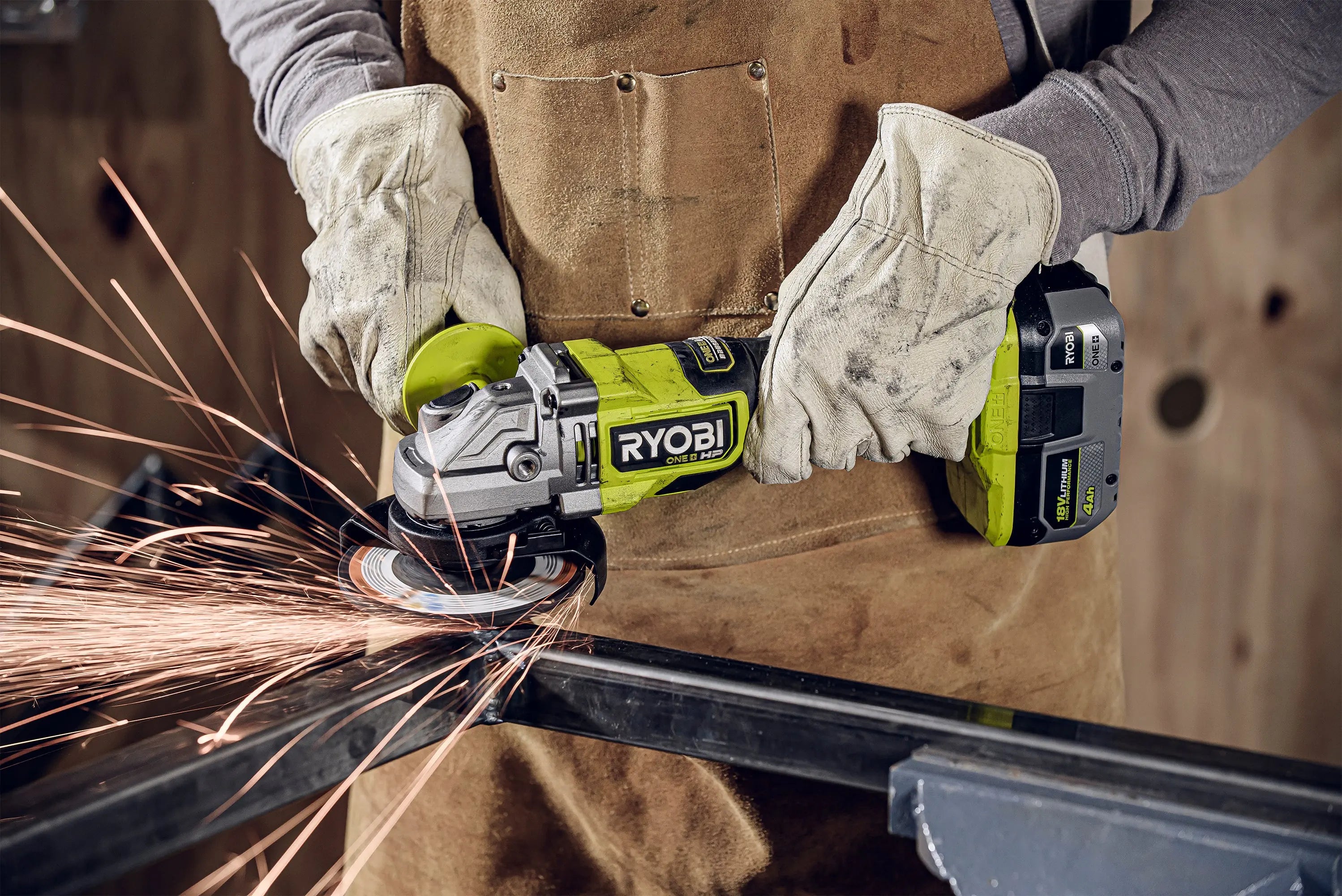 Open Box -  RYOBI ONE+ HP 18V Brushless Cordless 4-1/2 in. Angle Grinder (Tool Only) RYOBIBullseye Deals