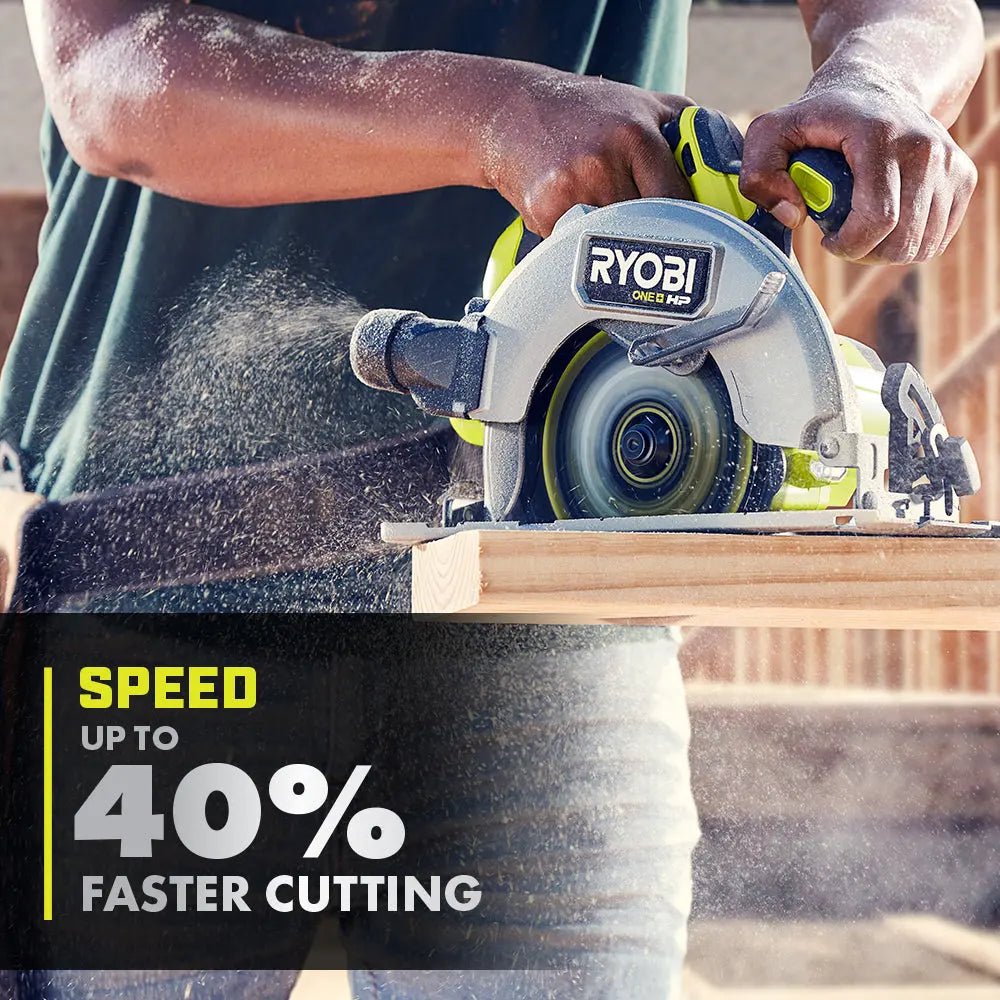 Open Box -  RYOBI ONE+ HP 18V Brushless Cordless 7-1/4 in. Circular Saw (Tool Only) RYOBIBullseye Deals