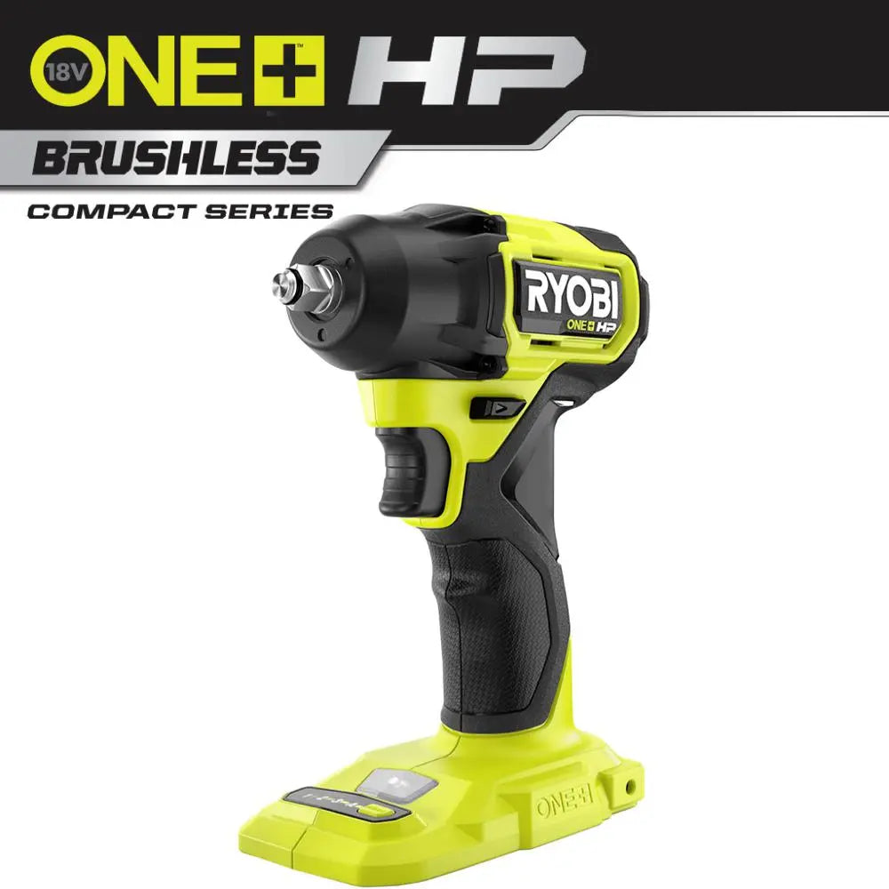 Open Box -  RYOBI ONE+ HP 18V Brushless Cordless Compact 3/8 in. Impact Wrench (Tool Only) RYOBIBullseye Deals