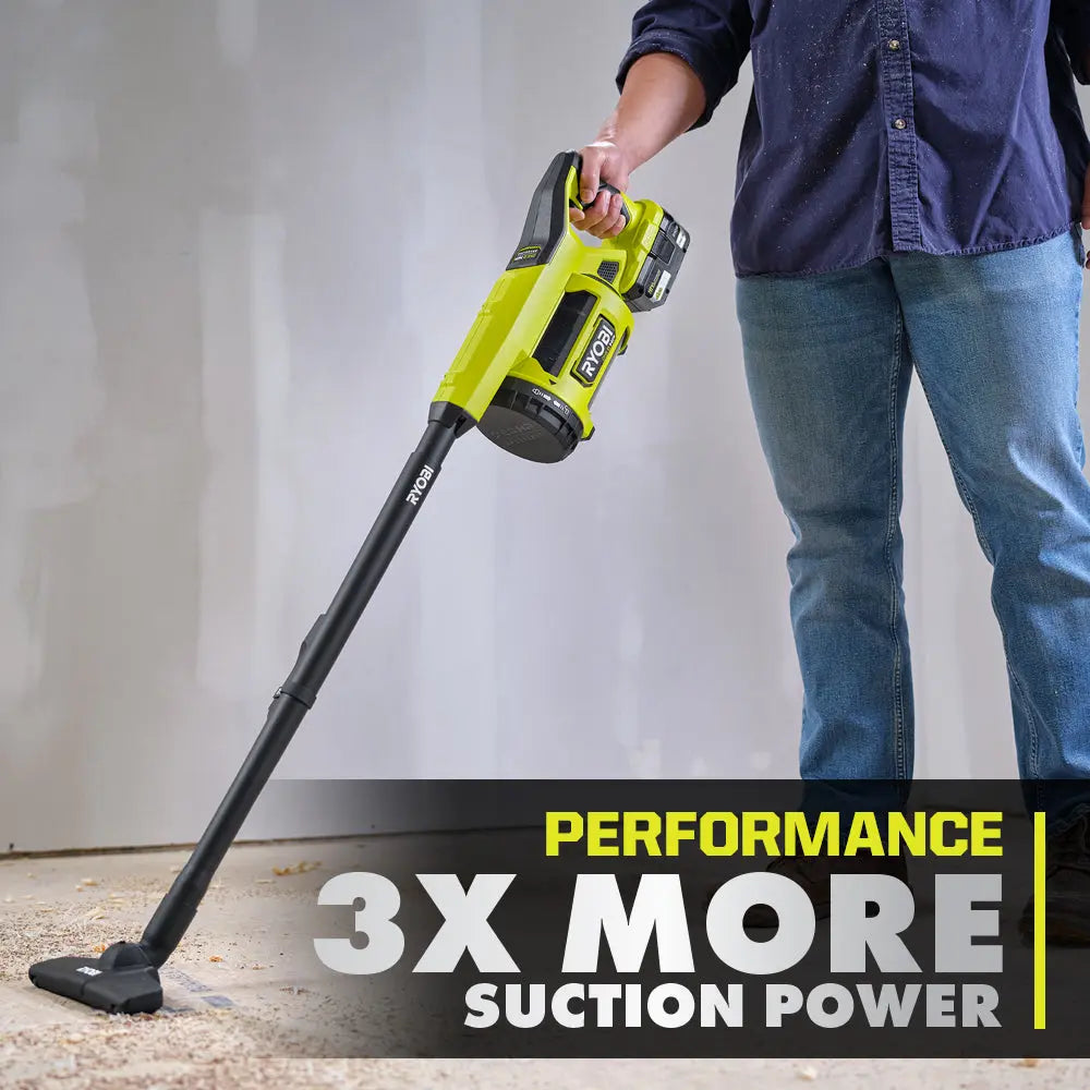Open Box -  RYOBI ONE+ HP 18V Brushless Cordless Jobsite Hand Vacuum (Tool Only), Greens RYOBIBullseye Deals
