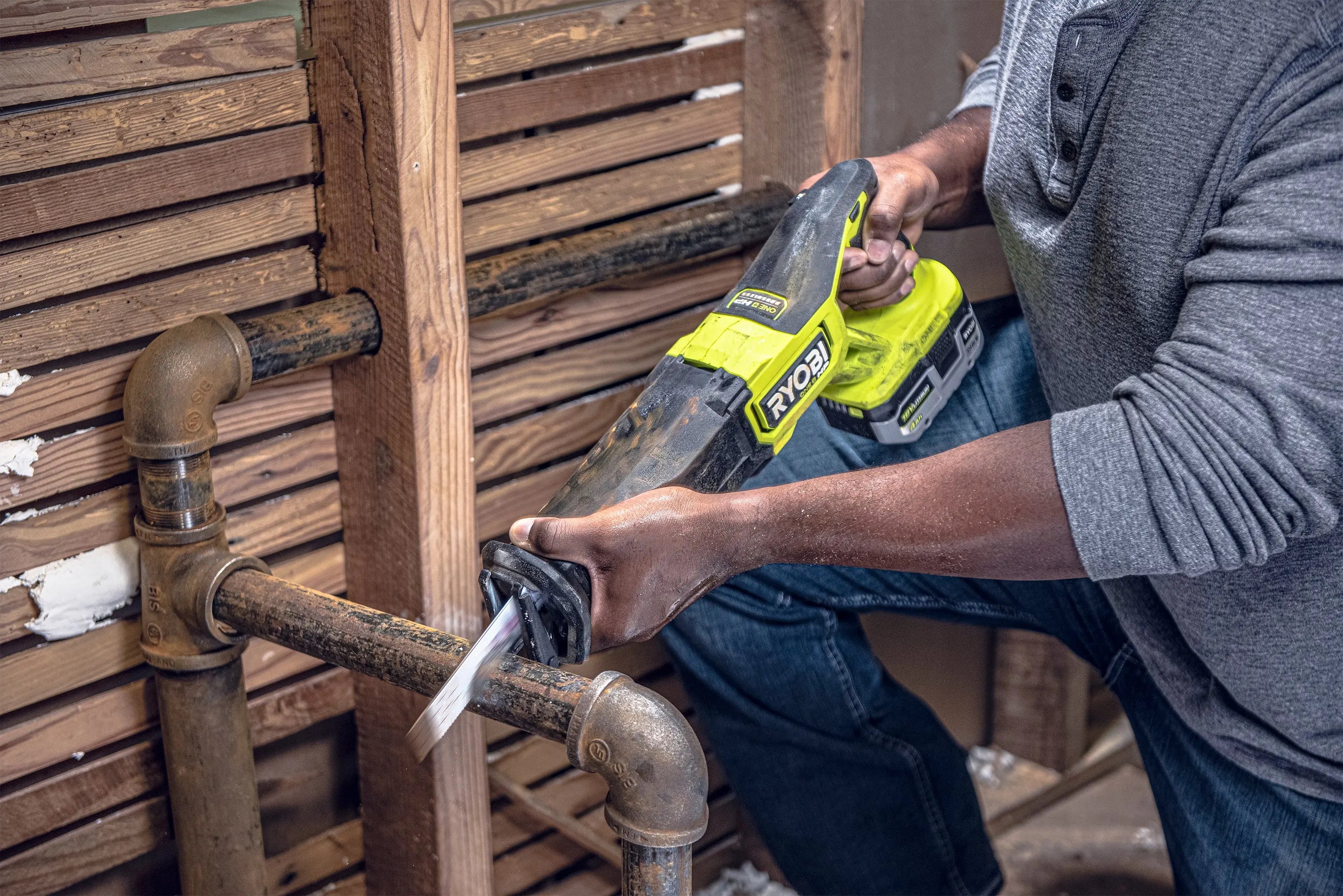 Open Box -  RYOBI ONE+ HP 18V Brushless Cordless Reciprocating Saw (Tool Only) RYOBIBullseye Deals