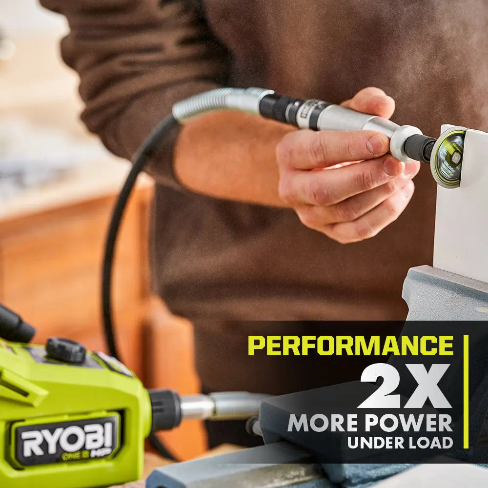 Open Box -  RYOBI ONE+ HP 18V Brushless Cordless Rotary Tool Kit with 2.0 Ah HIGH PERFORMANCE Battery and Charger - Secondipity