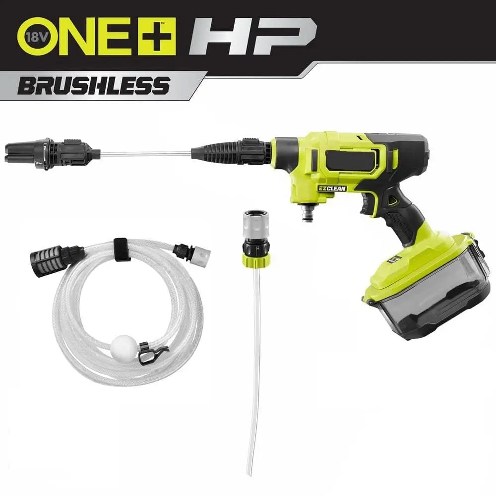 Open Box - RYOBI ONE+ HP 18V Brushless EZClean 600 PSI 0.7 GPM Cordless Cold Water Power Cleaner (Tool Only) RYOBIBullseye Deals