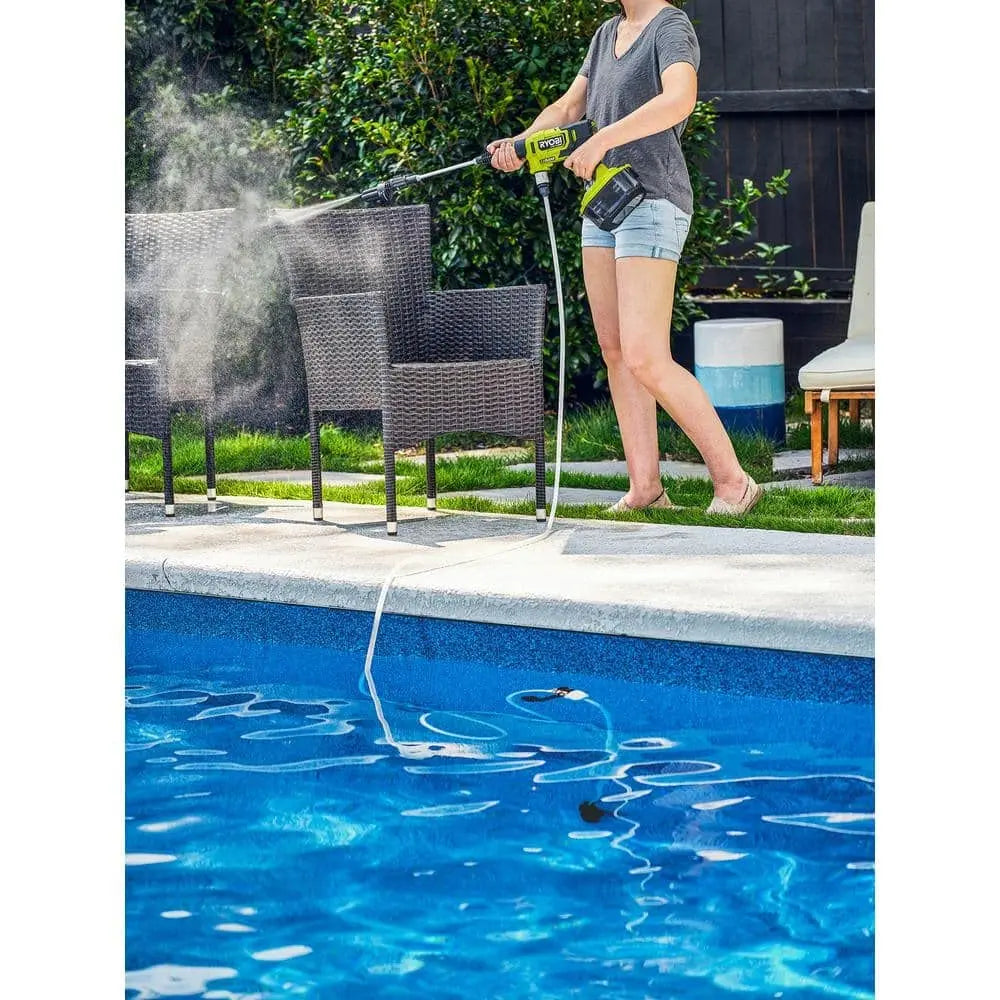 Open Box - RYOBI ONE+ HP 18V Brushless EZClean 600 PSI 0.7 GPM Cordless Cold Water Power Cleaner (Tool Only) RYOBIBullseye Deals