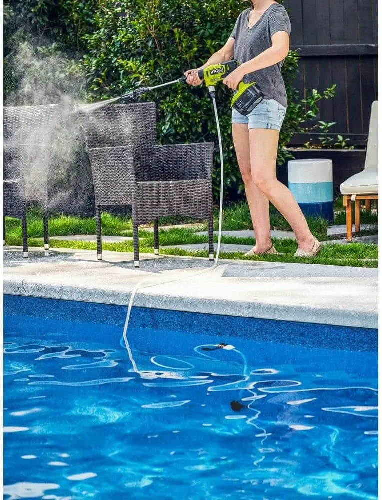 Open Box -  RYOBI ONE+ HP 18V Brushless EZClean 600 PSI 0.7 GPM Cordless Cold Water Power Cleaner (Tool Only) RYOBIBullseye Deals