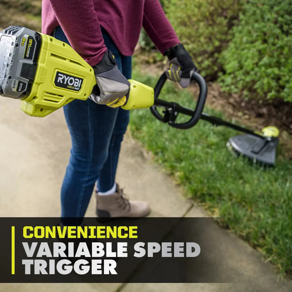 Open Box - RYOBI ONE+ HP 18V Brushless Whisper Series 15 in. Cordless Battery String Trimmer (Tool Only) RYOBIBullseye Deals
