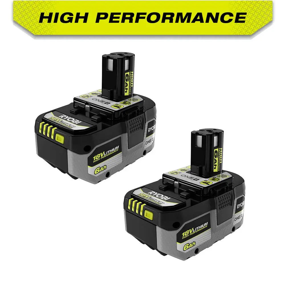 Open Box - RYOBI ONE+ HP 18V HIGH PERFORMANCE Lithium-Ion 6.0 Ah Battery (2-Pack) RYOBIBullseye Deals
