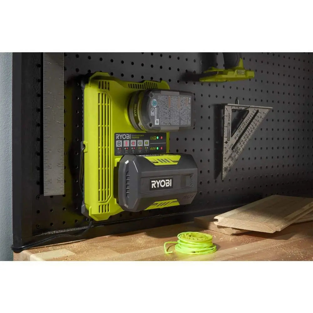 Open Box -  RYOBI ONE+ Lithium-Ion Dual Platform Charger for 18-V ONE+ and 40-Volt Batteries RYOBIBullseye Deals