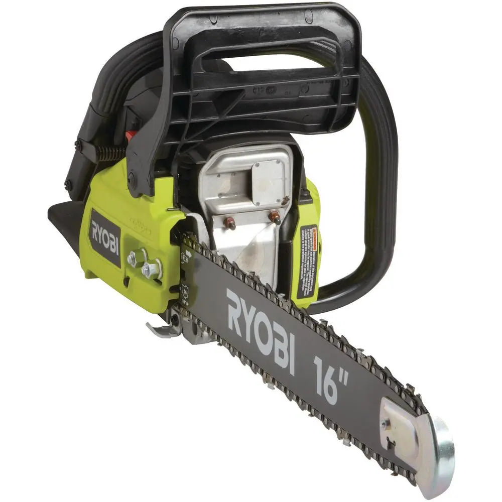 Open Box -  RYOBI RY3716 16 in. 37cc 2-Cycle Gas Chainsaw with Heavy-Duty Case RYOBIBullseye Deals