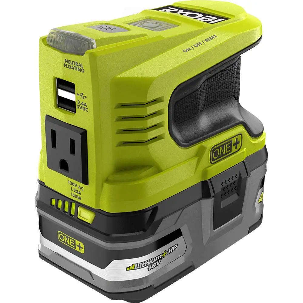 Open Box -  RYOBI RYi150BG 150-Watt Powered Inverter Generator for 18-Volt Battery RYOBIBullseye Deals