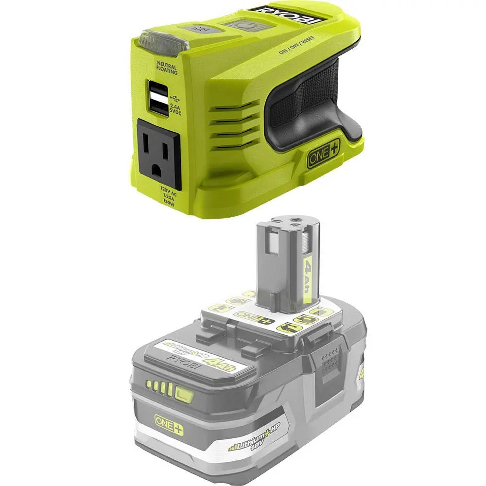 Open Box -  RYOBI RYi150BG 150-Watt Powered Inverter Generator for 18-Volt Battery RYOBIBullseye Deals