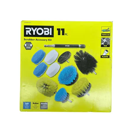 Open Box -  RYOBI Scrubber Accessory Kit (11-Piece) Ryobi Deal FindersBullseye Deals