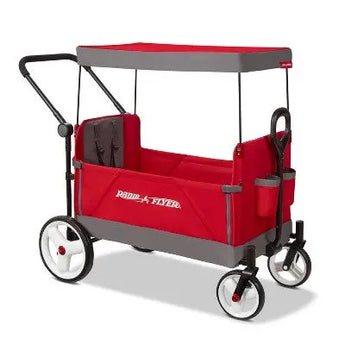 Open Box - Radio Flyer Convertible Stroller Wagon with Canopy Radio FlyerBullseye Deals