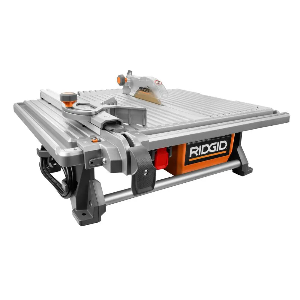 Open Box -  Ridgid 6.5 Amp Corded 7 in. Table Top Wet Tile Saw RIDGIDBullseye Deals