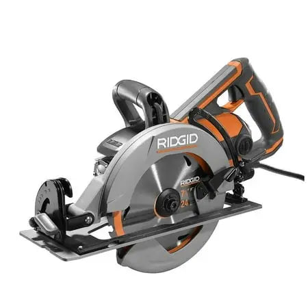 Open Box - Rigid R32104 Thrucool 15 Amp 7-1/4 Inch Worm Drive Circular Saw with Cast Aluminum Base RIDGIDBullseye Deals