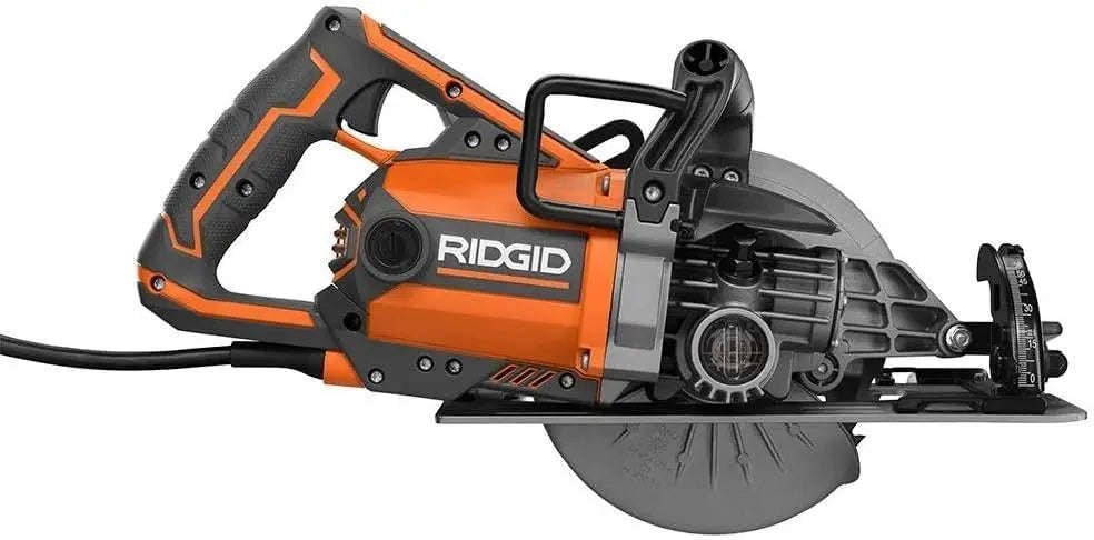 Open Box - Rigid R32104 Thrucool 15 Amp 7-1/4 Inch Worm Drive Circular Saw with Cast Aluminum Base RIDGIDBullseye Deals