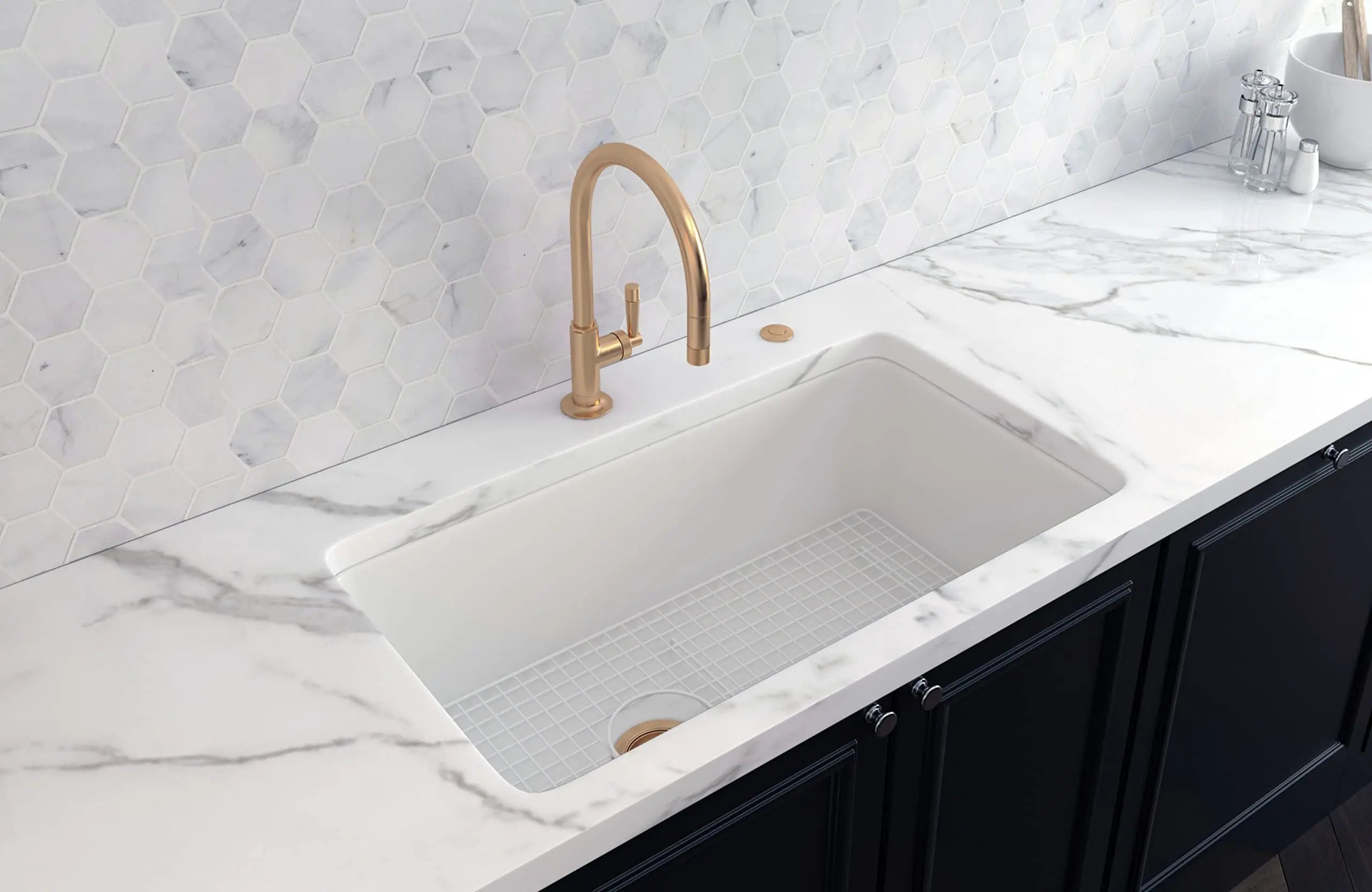 Open Box - Rohl WSG6497BS - Kitchen Sink Accessories Sink Accessories and Parts RohlBullseye Deals