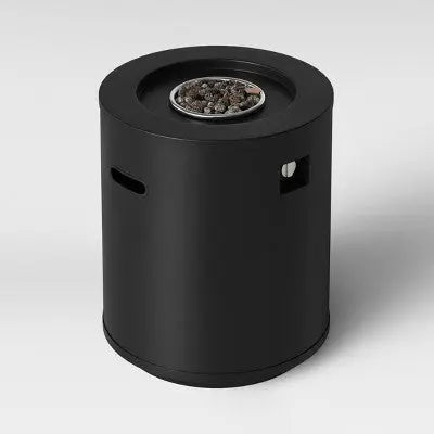 Round Metal Fire Column - Black - Threshold™ - Secondipity