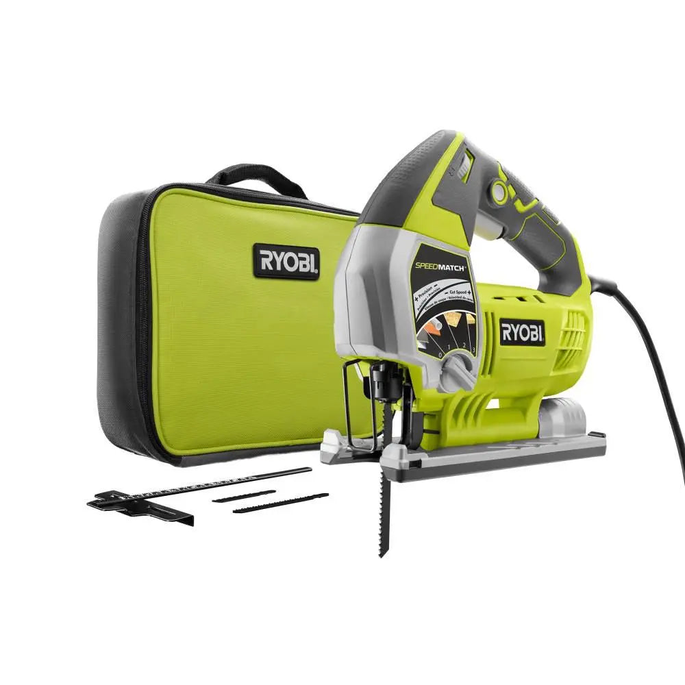 Open Box -  Ryobi 6.1-Amp Variable Speed Orbital Jigsaw with Speed Match RYOBIBullseye Deals