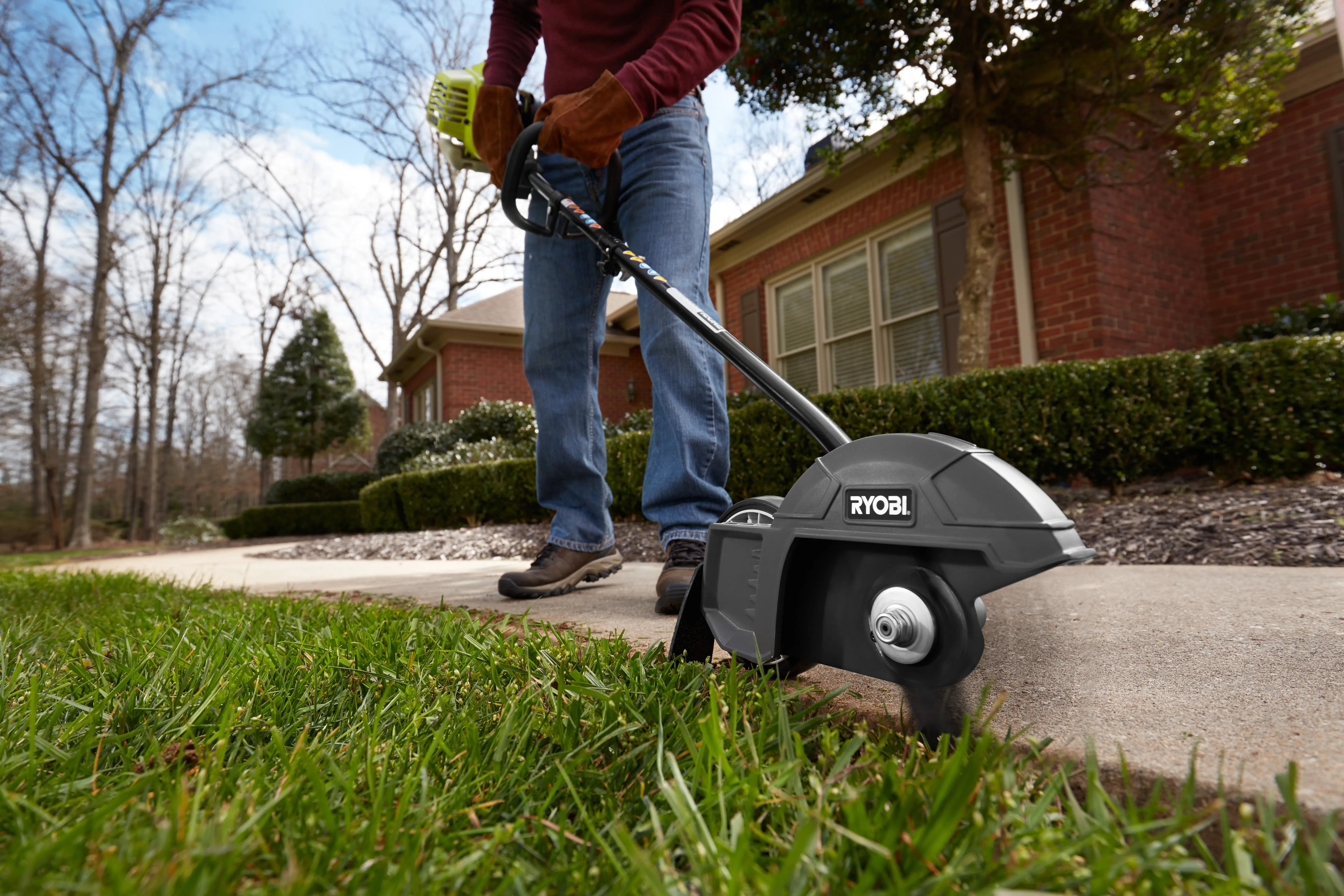 Open Box -  Ryobi Expand-It 8 in. Universal Straight Shaft Edger Attachment RYOBIBullseye Deals
