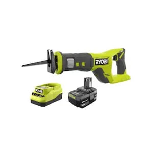 Open Box -  Ryobi ONE+ 18V Cordless Reciprocating Saw Kit with 4.0 Ah Battery and Charger RYOBIBullseye Deals