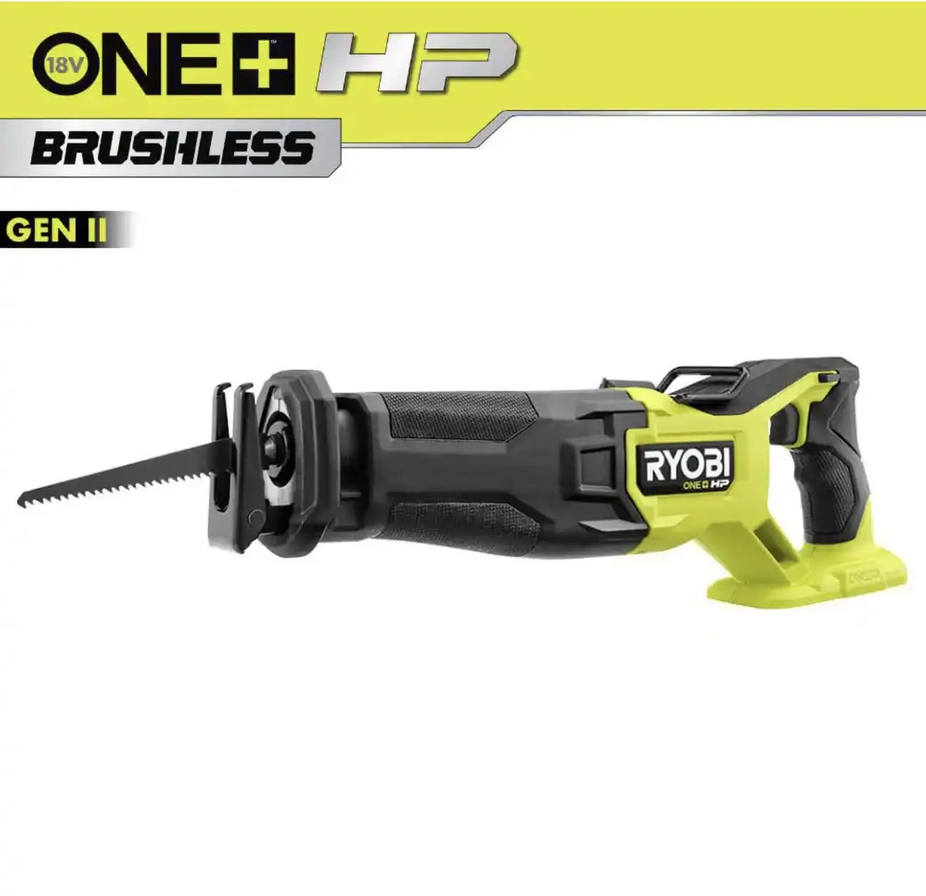 Open Box -  Ryobi ONE+ HP 18V Brushless Cordless Reciprocating Saw (Tool Only) RYOBIBullseye Deals