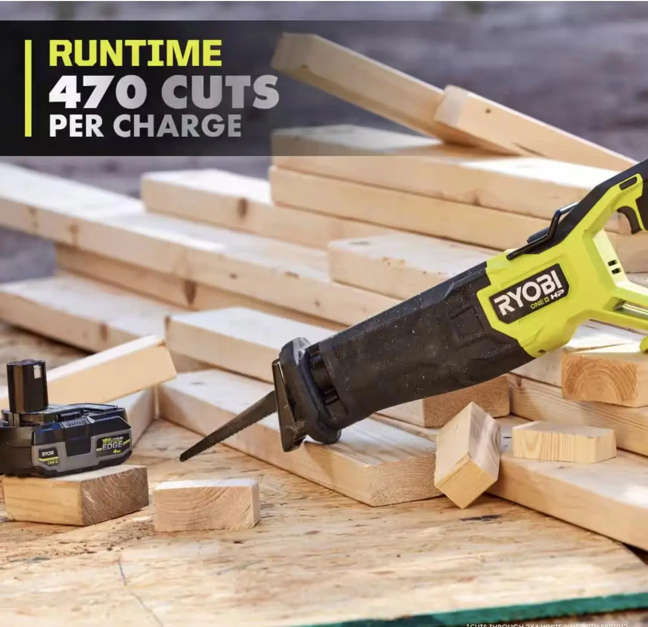 Open Box -  Ryobi ONE+ HP 18V Brushless Cordless Reciprocating Saw (Tool Only) RYOBIBullseye Deals
