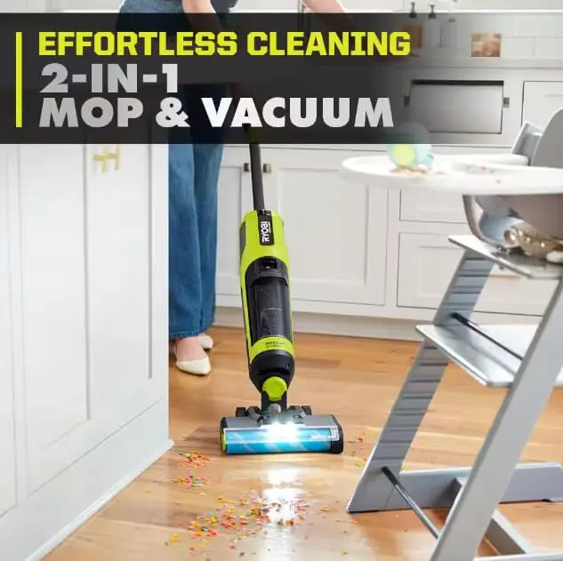 Open Box -  Ryobi ONE+ HP 18V Brushless Cordless Wet/Dry Stick Mop and Vacuum Kit with 4.0 Ah Battery and Charger RYOBIBullseye Deals