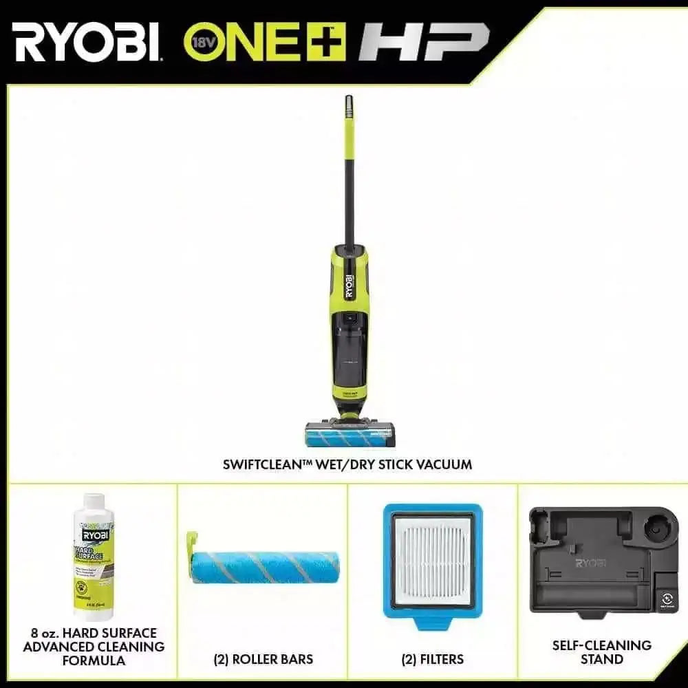 Open Box -  Ryobi ONE+ HP 18V Cordless SWIFTClean Wet/Dry Stick Mop and Vacuum (Tool Only) RYOBIBullseye Deals
