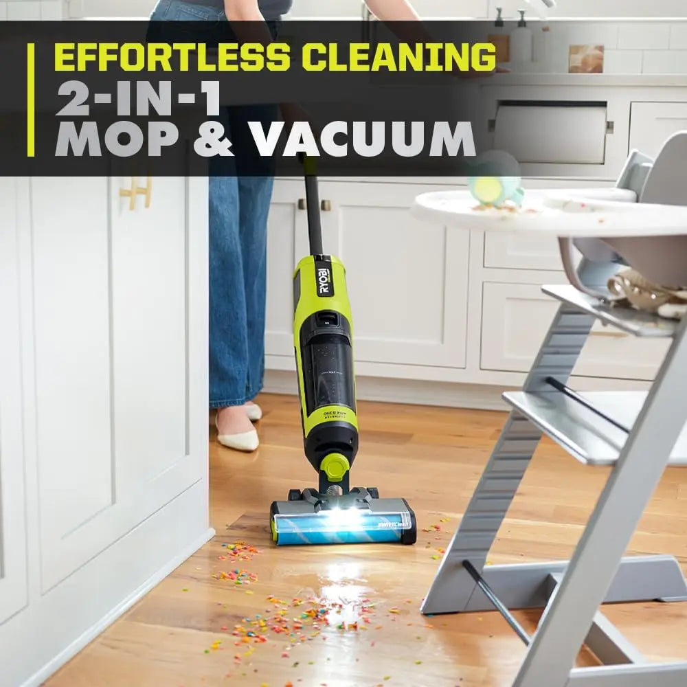Open Box -  Ryobi ONE+ HP 18V Cordless SWIFTClean Wet/Dry Stick Mop and Vacuum (Tool Only) RYOBIBullseye Deals