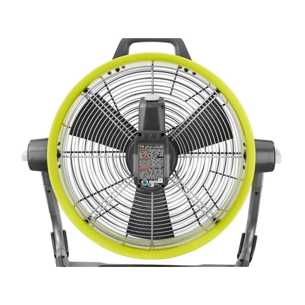 Open Box -  Ryobi P3340 18-Volt ONE+ Hybrid 18 in. Air Cannon Drum Fan RYOBIBullseye Deals