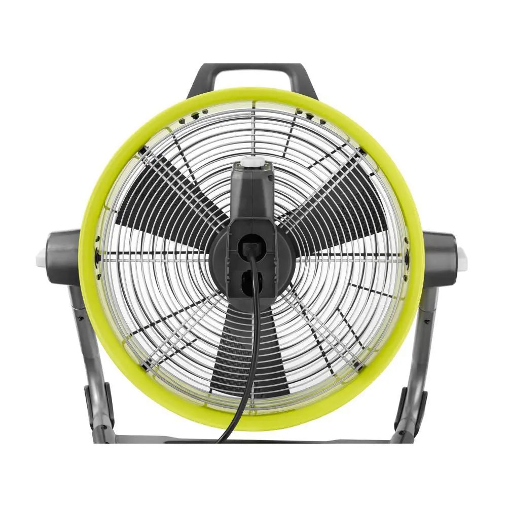 Open Box -  Ryobi P3340 18-Volt ONE+ Hybrid 18 in. Air Cannon Drum Fan RYOBIBullseye Deals