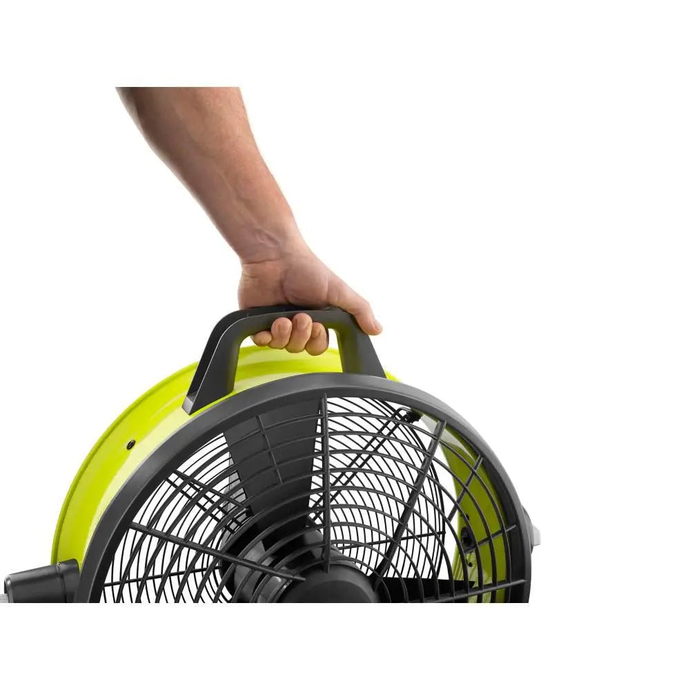 Open Box -  Ryobi P3340 18-Volt ONE+ Hybrid 18 in. Air Cannon Drum Fan RYOBIBullseye Deals