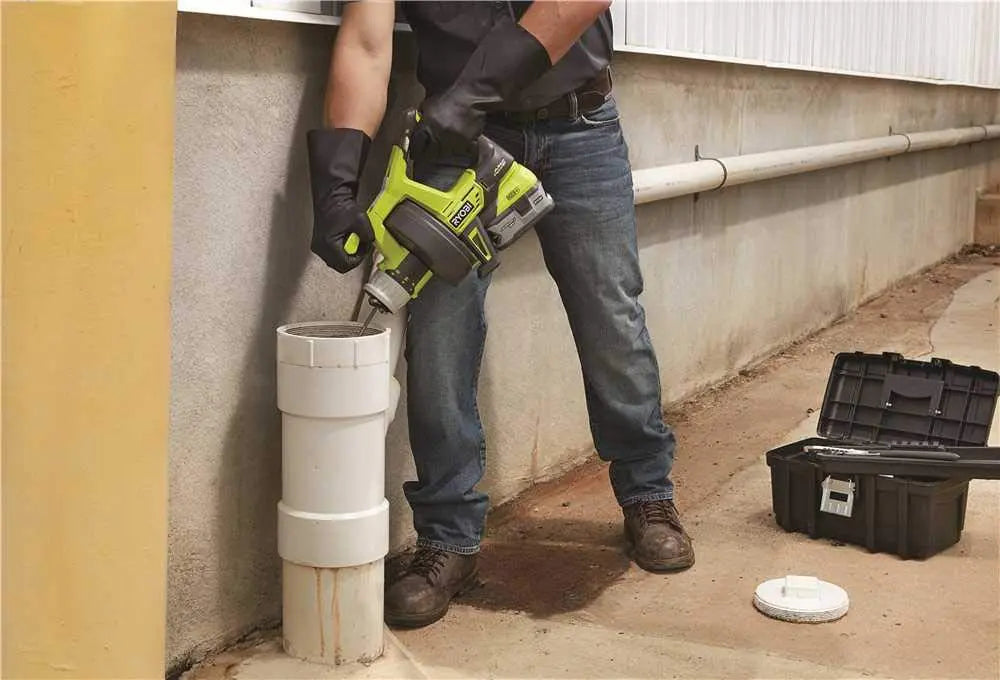 Open Box -  Ryobi P4002 18-Volt ONE+ Hybrid Drain Auger (Tool Only) RyobiBullseye Deals