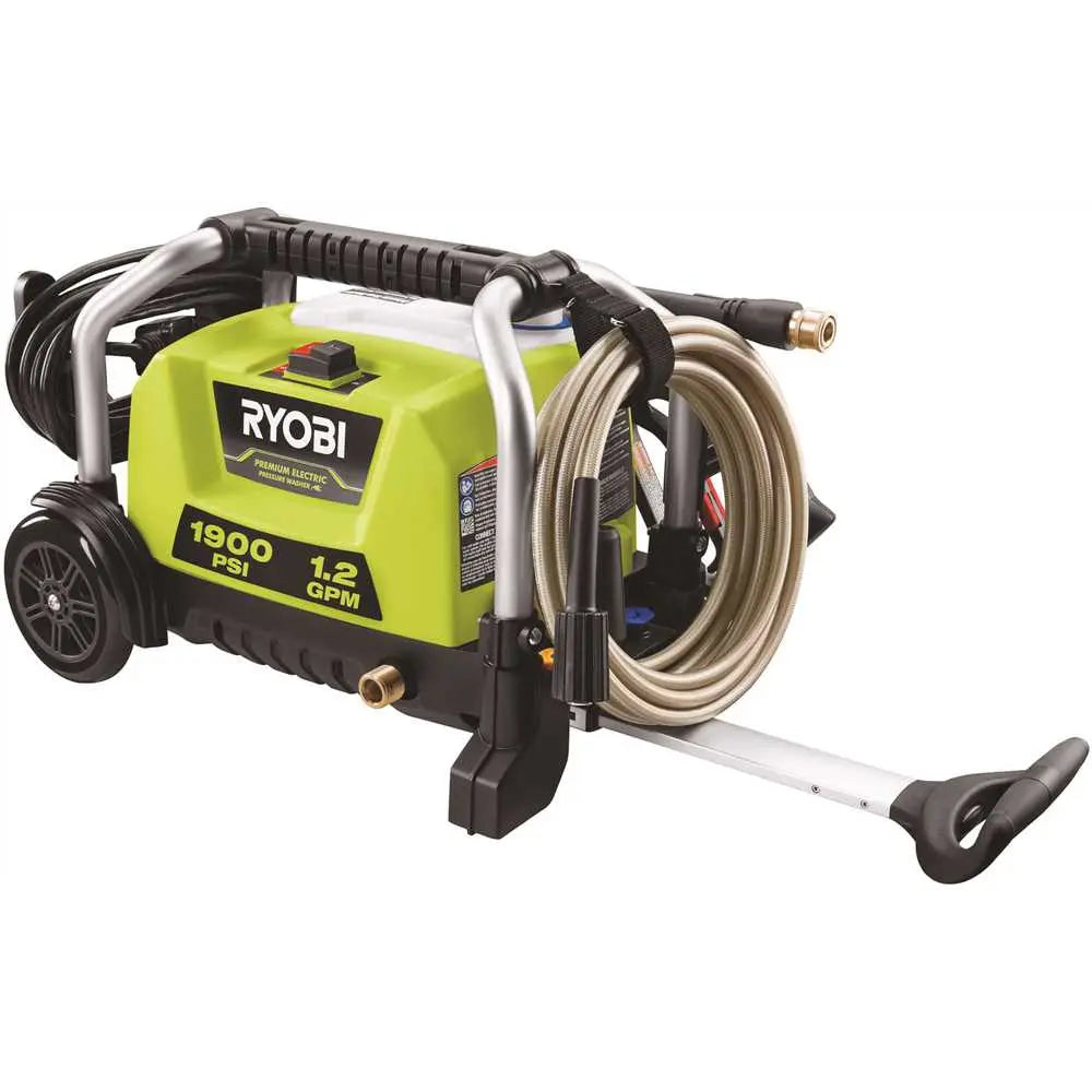 Open Box - Ryobi RY1419MTVNM 1.2GPM 1900 psi Cold Water Wheeled Electric Pressure Washer RyobiBullseye Deals
