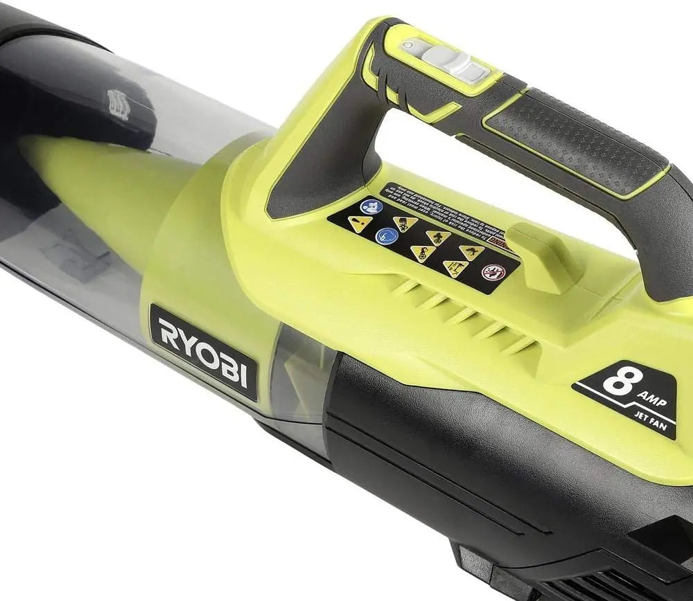 Open Box -  Ryobi RY42102, 135 MPH 440 CFM 8 Amp Electric Jet Fan Blower RYOBIBullseye Deals