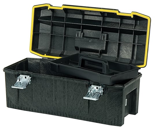 Open Box -  STANLEY FATMAX 028001L Structural Foam Tool Box, 28 In. Stanley StorageBullseye Deals