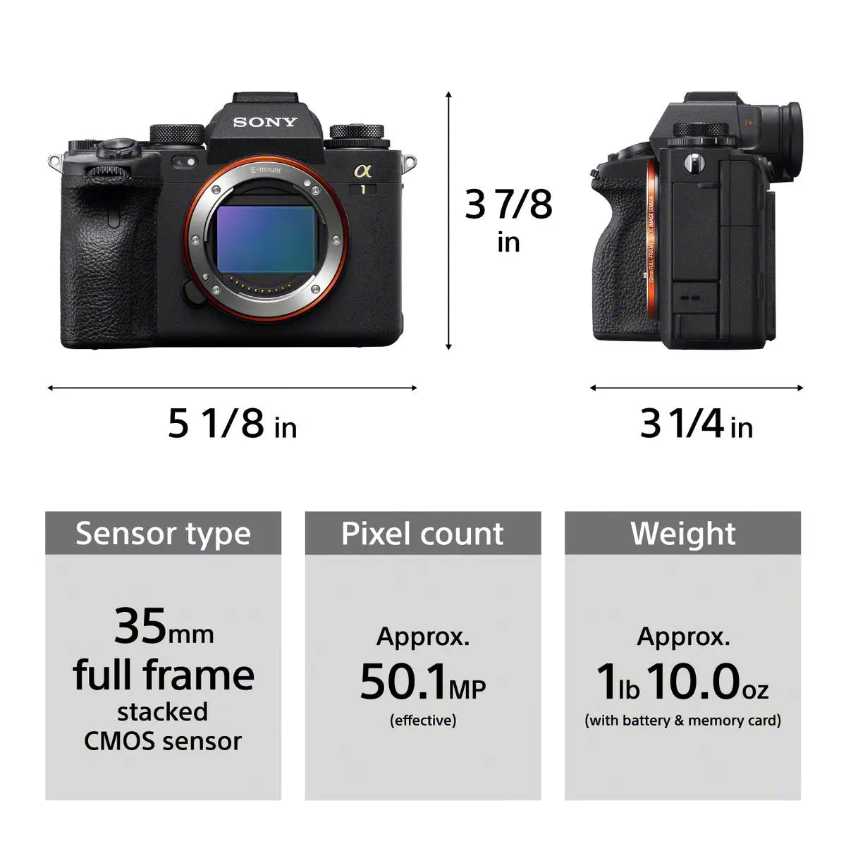Open Box -  Sony - Alpha 1 Full-Frame Mirrorless Camera - Body Only - Black SonyBullseye Deals