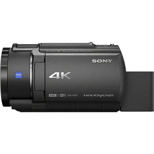 Open Box -  Sony - Handycam AX43 4K Camcorder - Black - FDRAX43/B SonyBullseye Deals