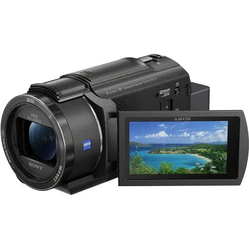 Open Box -  Sony - Handycam AX43 4K Camcorder - Black - FDRAX43/B SonyBullseye Deals