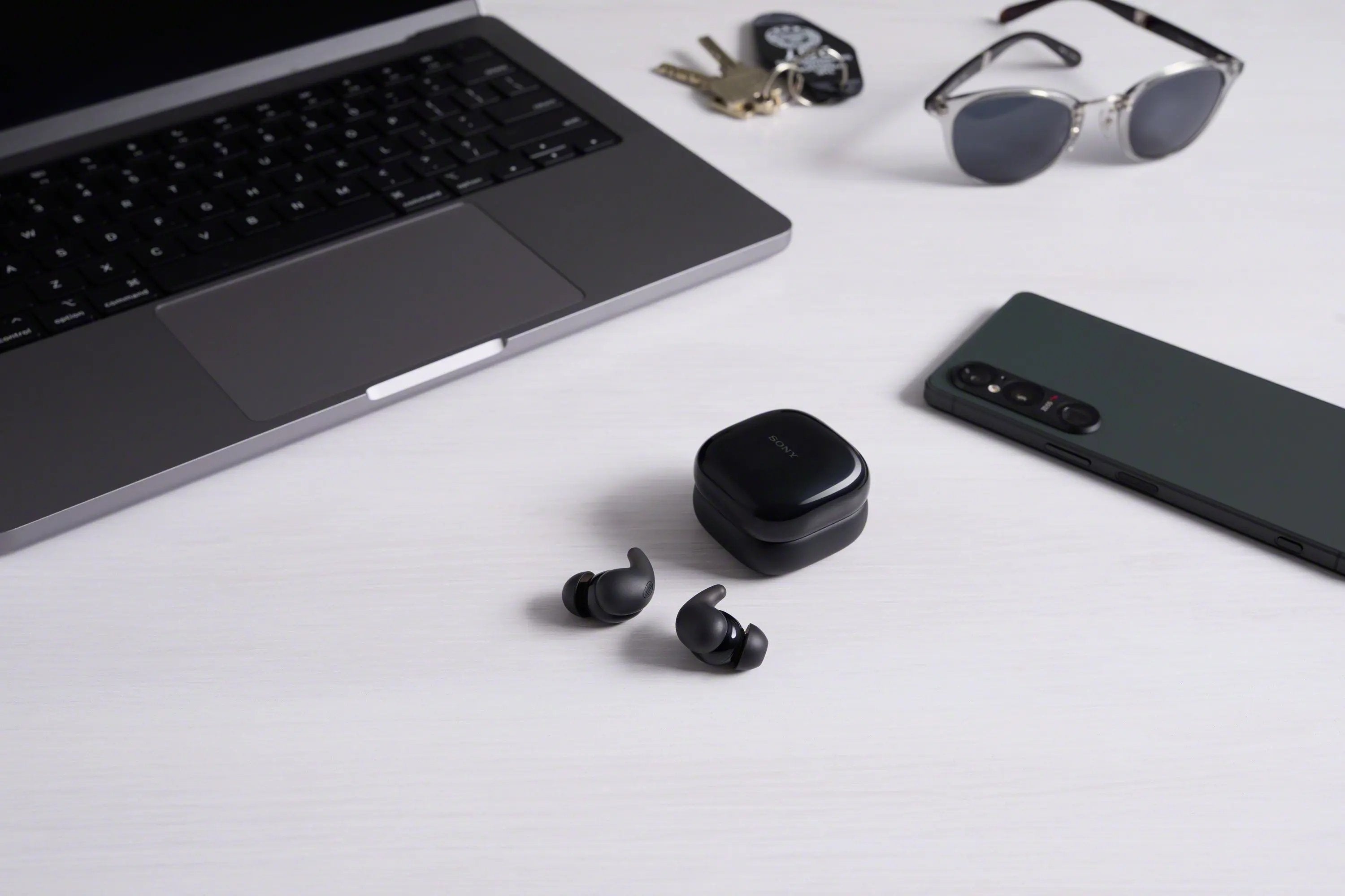 Open Box -  Sony - LinkBuds Fit True Wireless Noise Canceling Earbuds - Black SonyBullseye Deals
