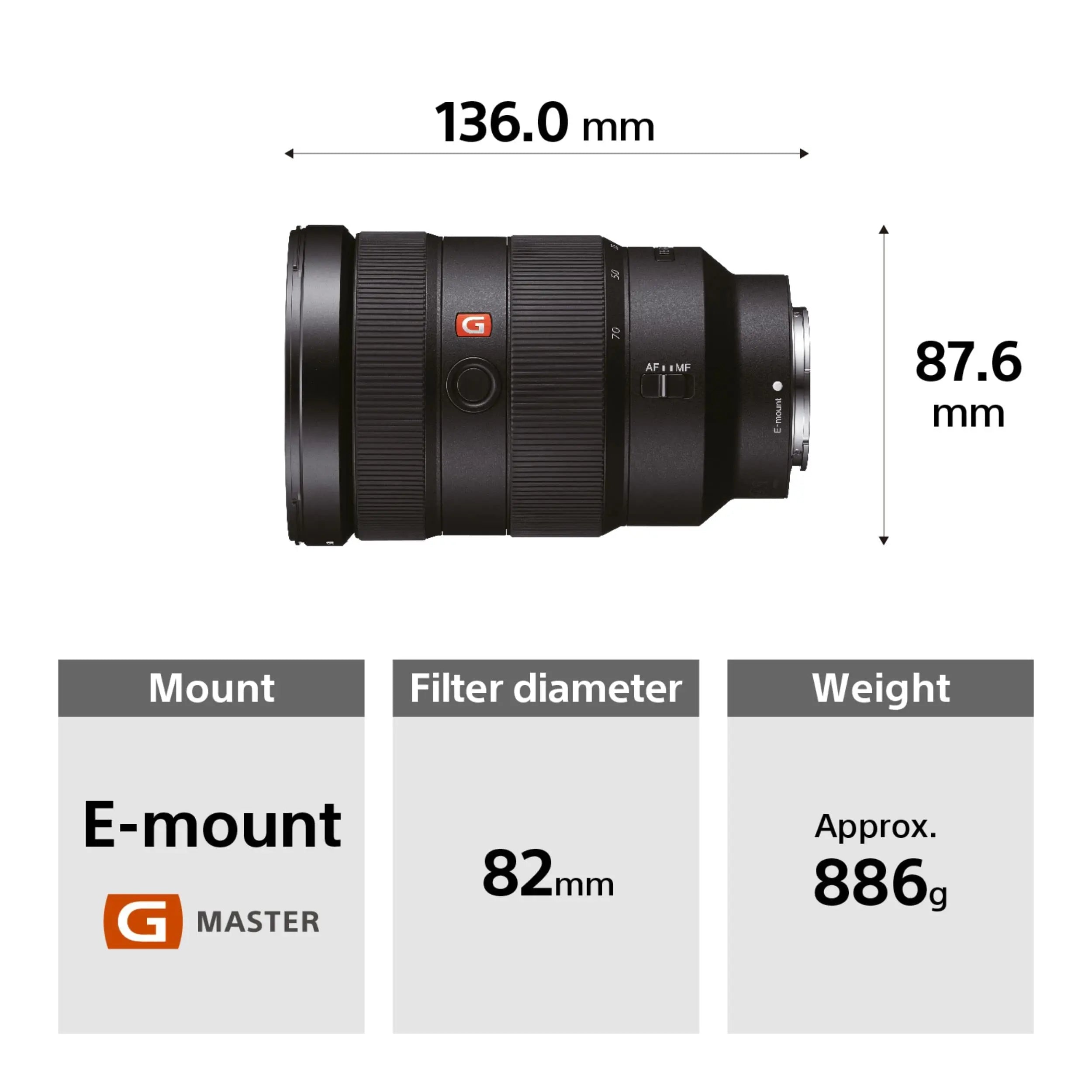 Open Box -  Sony SEL2470GM Full-frame G Master Standard Zoom Lens for 35mm E-mount Cameras SonyBullseye Deals