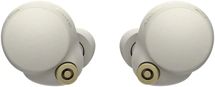 Open Box -  Sony WF-1000XM4 Noise Canceling Wireless Earbud Headphones - Silver - Secondipity