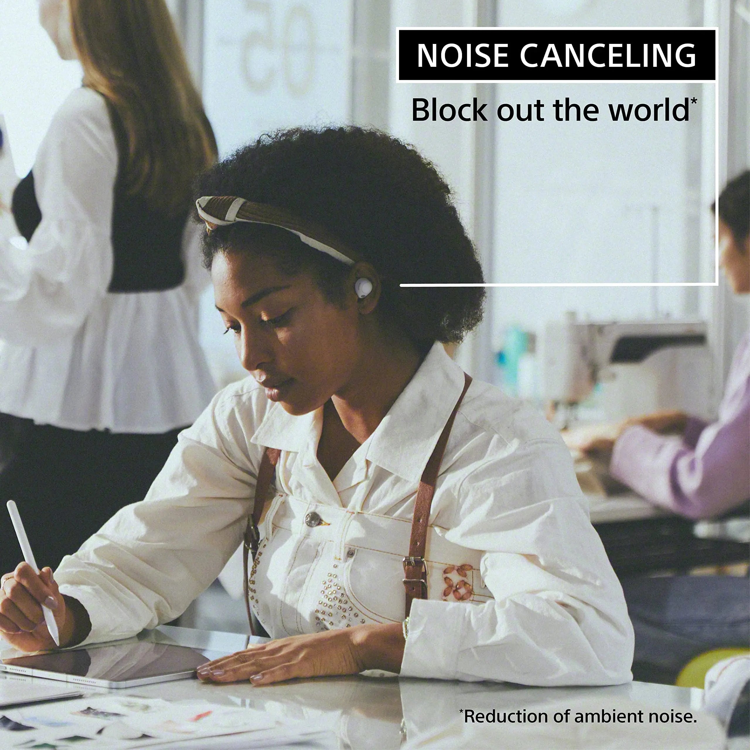 Open Box -  Sony WF-C700N Truly Wireless Noise Canceling in-Ear Bluetooth Earbud Headphones - Black SonyBullseye Deals