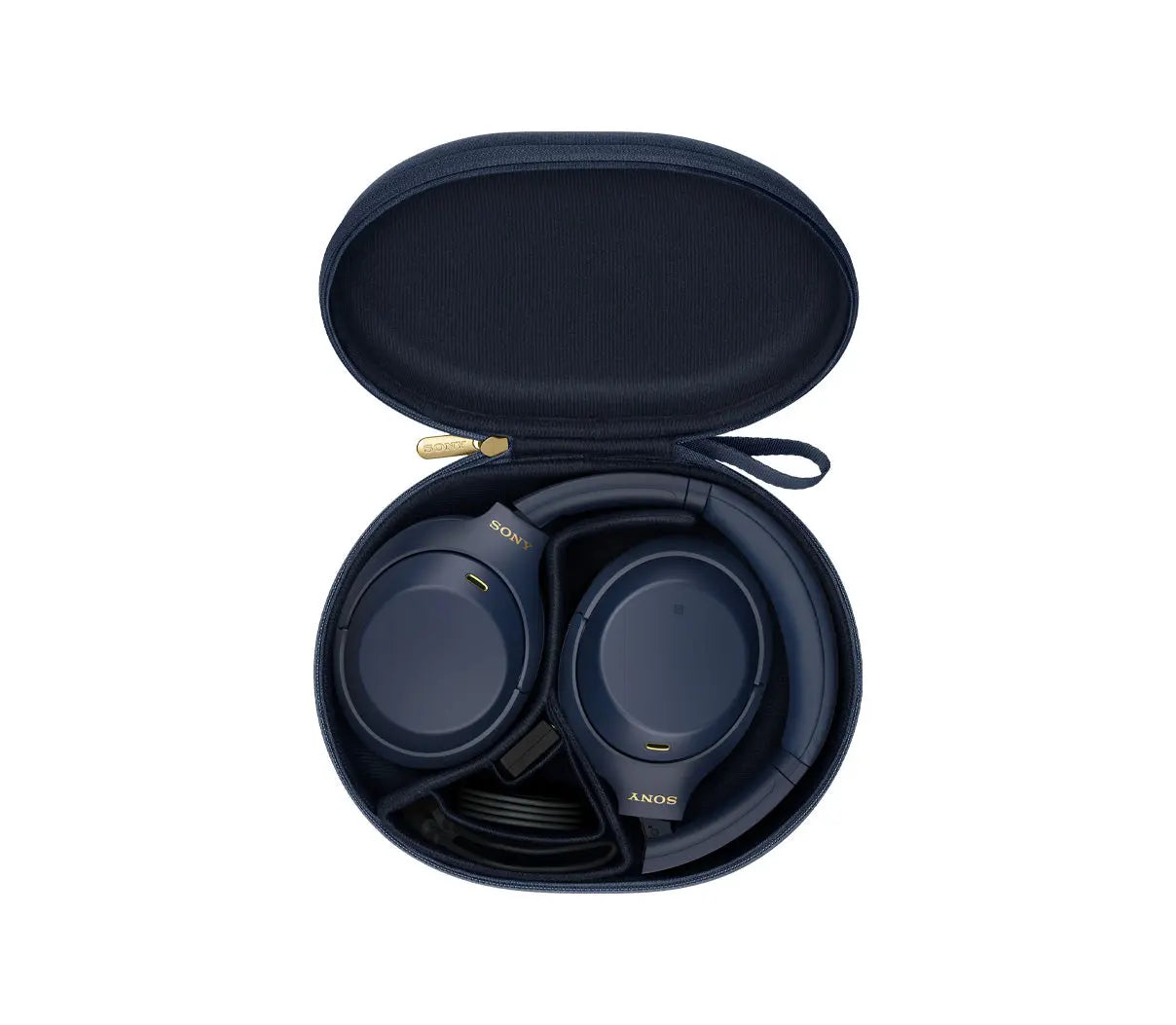 Open Box -  Sony WH-1000XM4 Wireless Noise-Cancelling Over-the-Ear Headphones Midnight Blue SonyBullseye Deals