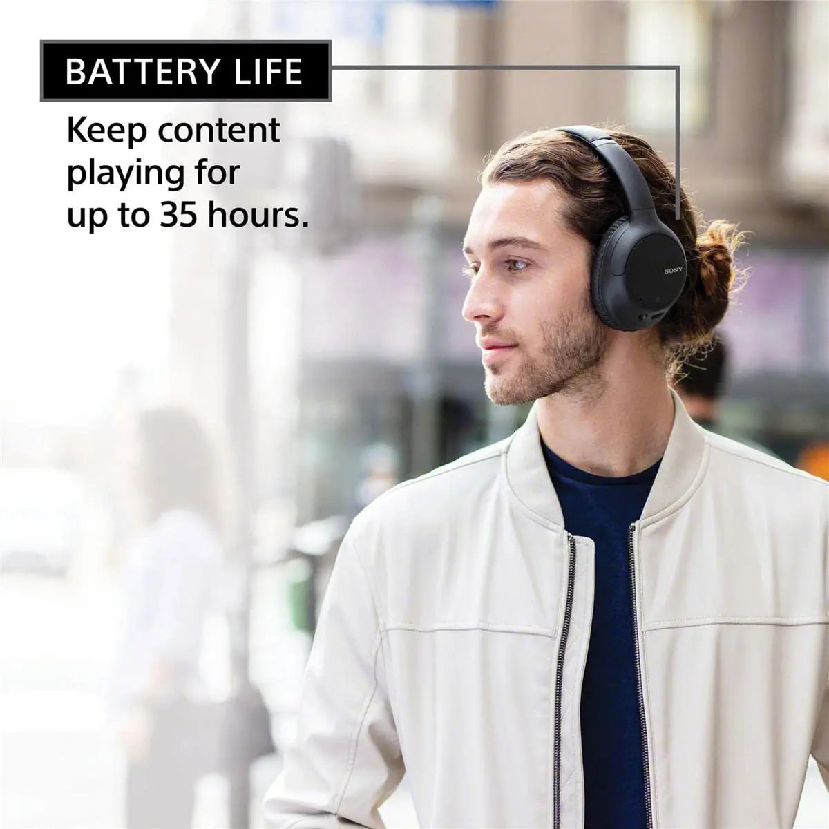 Open Box -  Sony WH-CH710N/B Wireless Bluetooth Noise Cancelling Headphones SonyBullseye Deals