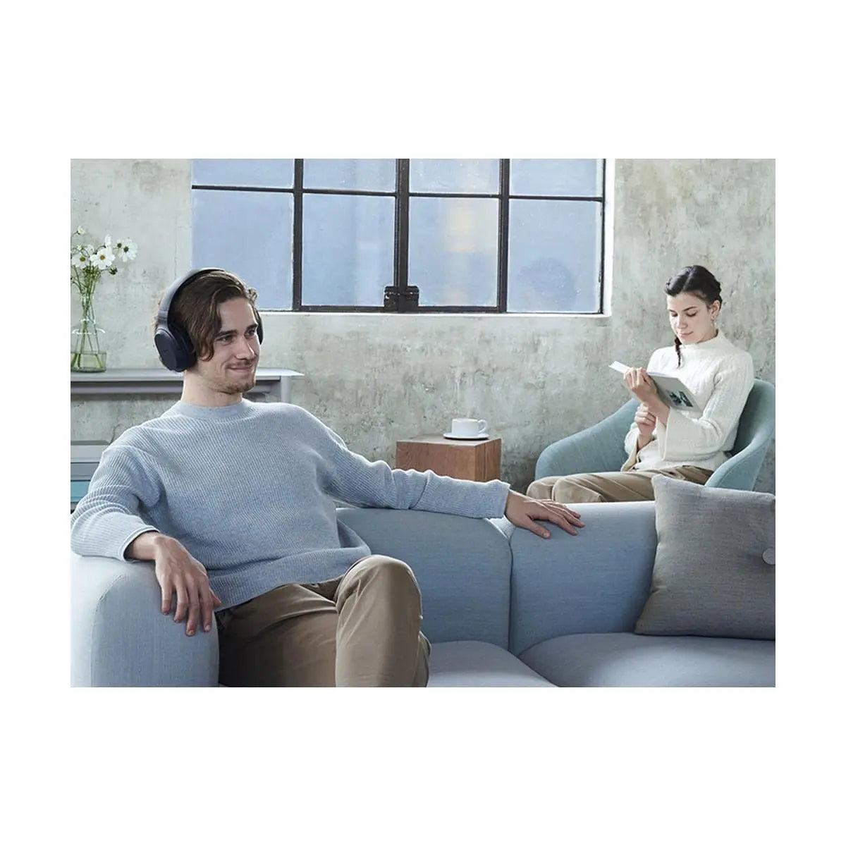 Open Box -  Sony WH-RF400 Wireless Over-Ear Home Theater Headphones (Black) Sony