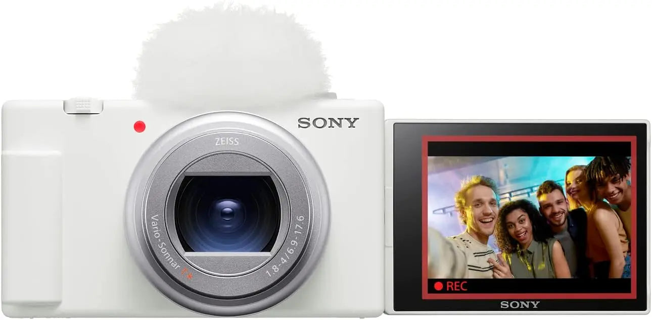 Open Box -  Sony ZV-1 II Vlog Camera for Content Creators and Vloggers - ZV1M2/W SonyBullseye Deals