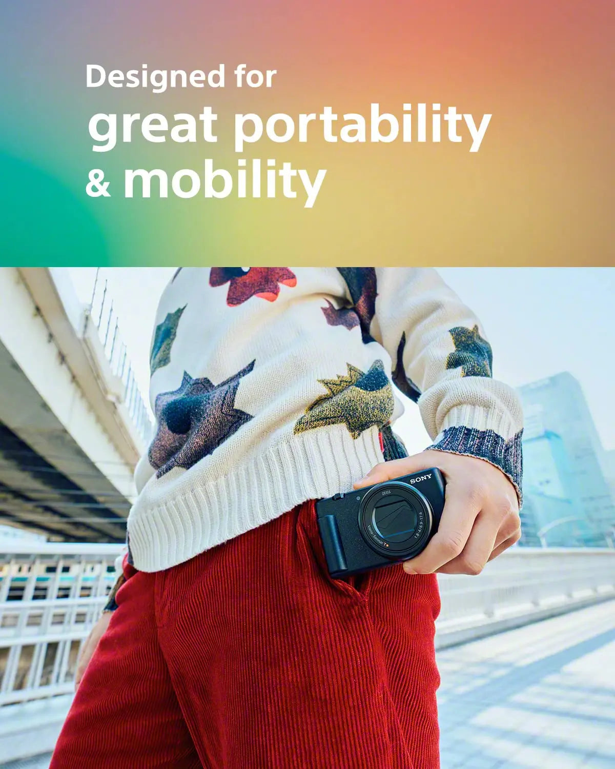 Open Box -  Sony ZV-1 II Vlog Camera for Content Creators and Vloggers - ZV1M2/W SonyBullseye Deals